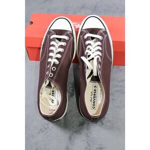 Converse Chuck 70 OX Low Dark Root Egret Black Men's Size 11.5 New